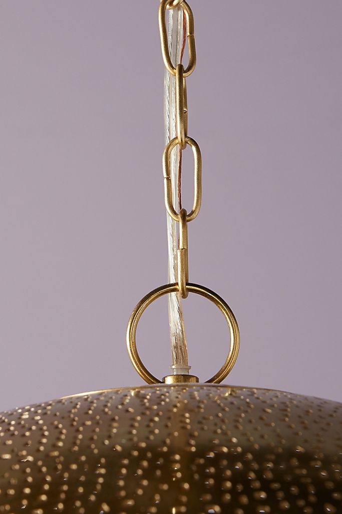 Pierced Metal Pendant - Image 3
