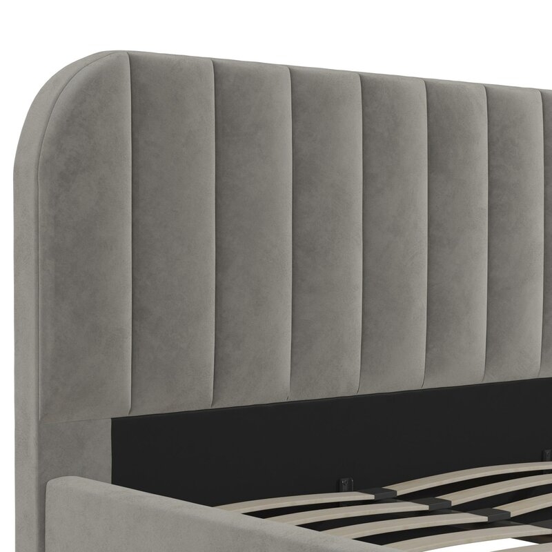 Arley Upholstered Low Profile Platform Bed - Image 2