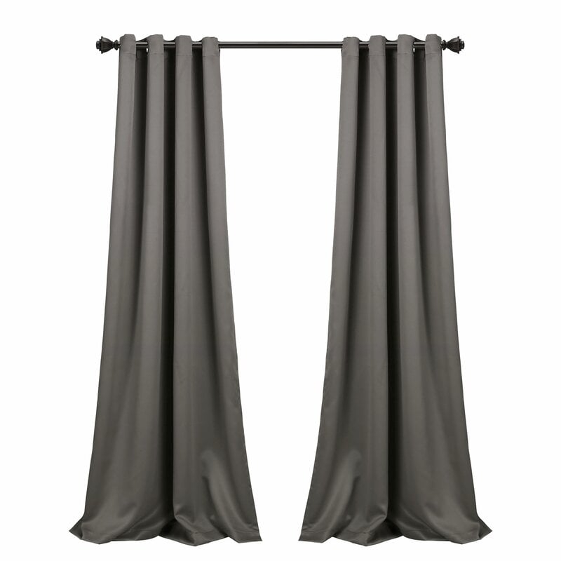 Ketterman Solid Color Blackout Thermal Curtain (Set of 2) - Image 0
