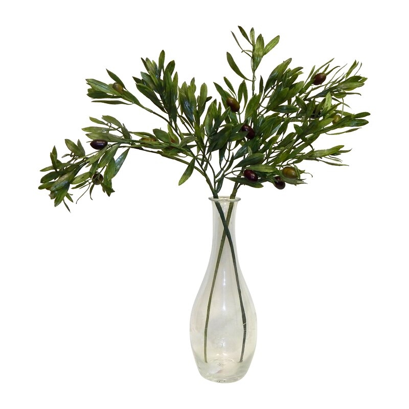 2 Piece Olive Flowering Branch - Image 2