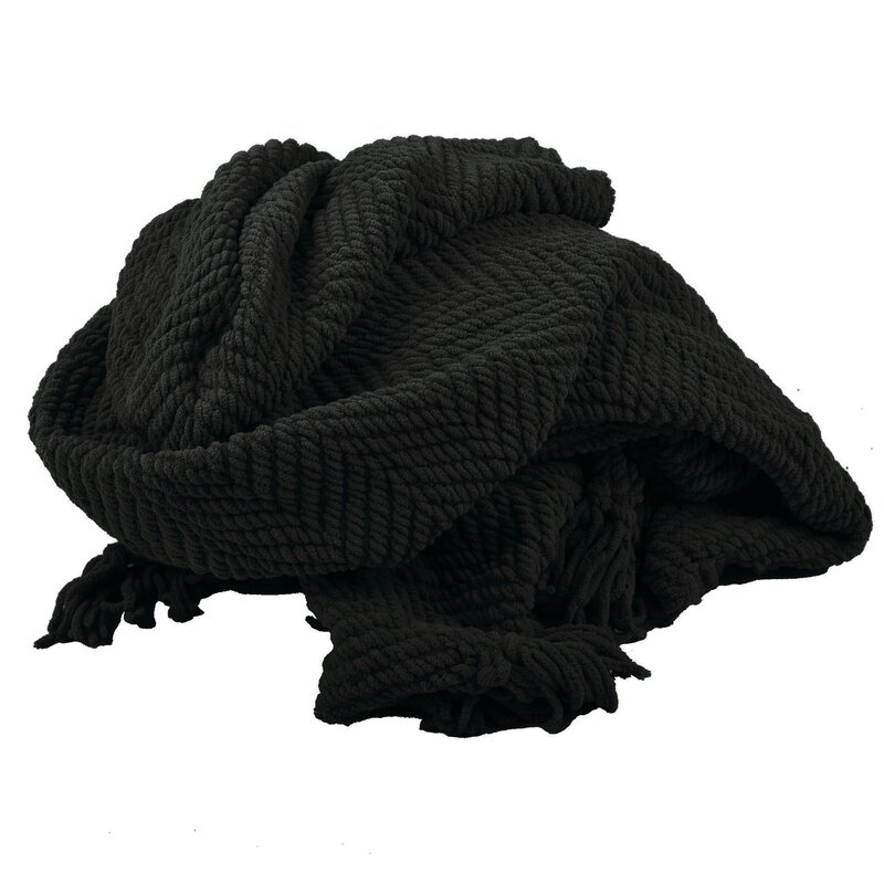 Nader Tweed Knitted-Design Throw - Image 1