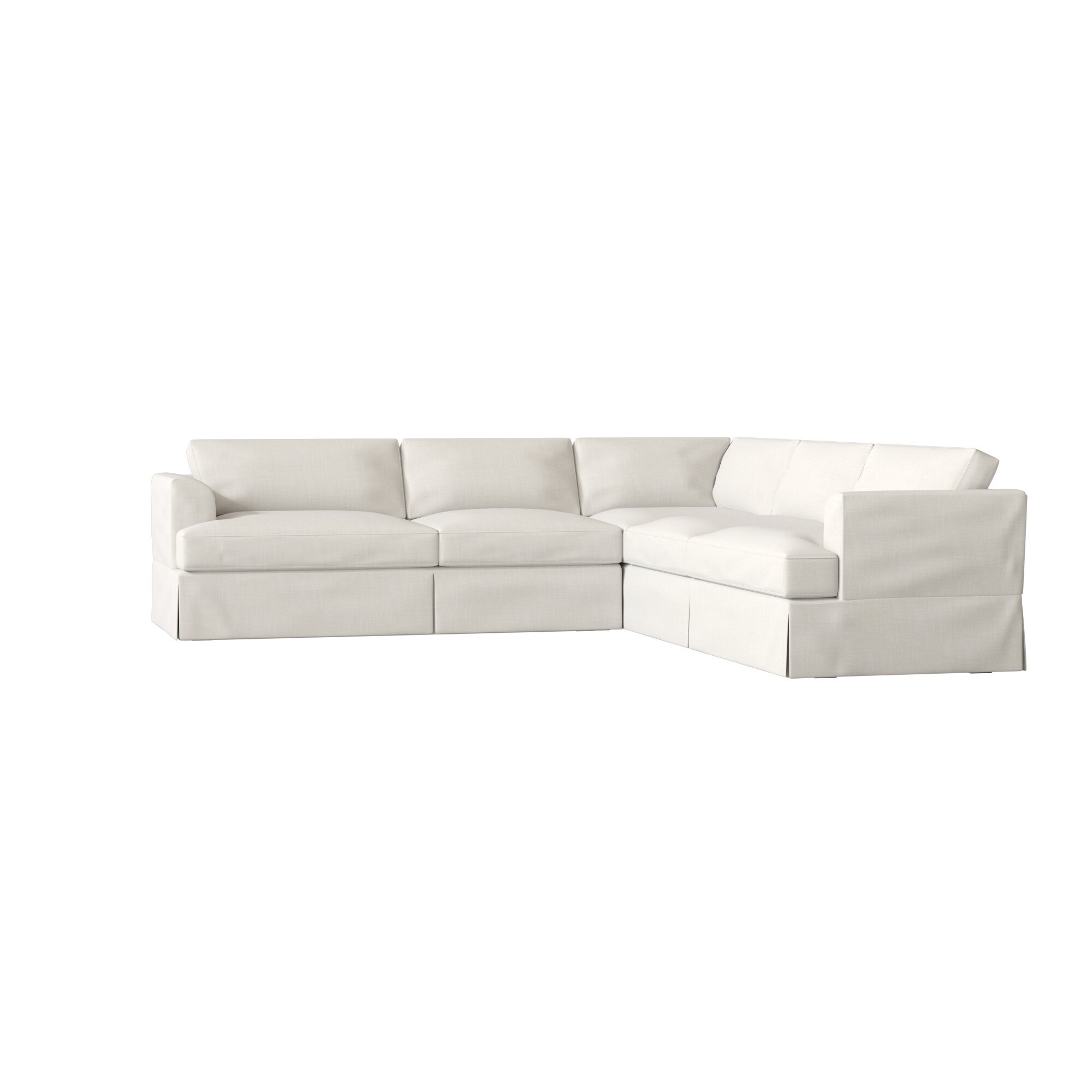 Lucia Alessandra 126" Wide Down Cushion Corner Sectional - Image 0