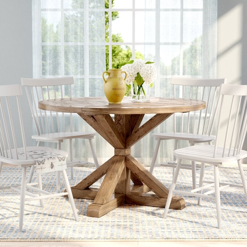 Abasi Pedestal Dining Table - Image 1