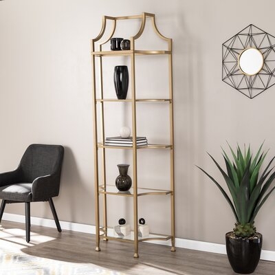 Rex Tall Etagere Bookcase - Image 0