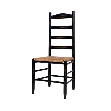 Burkes Solid Wood Ladder Back Side Chair - Image 0