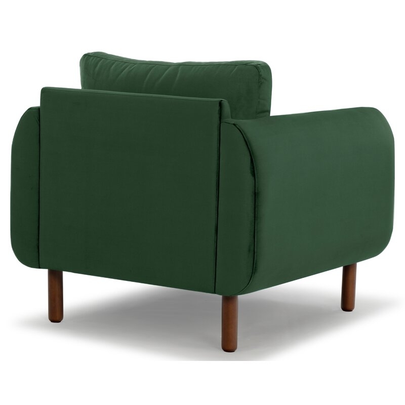 Leno 35'' Wide Velvet Armchair - Image 2