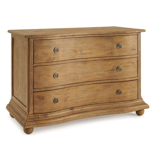Dunwich Curved Chest of 3 Drawers Dresser - Image 0