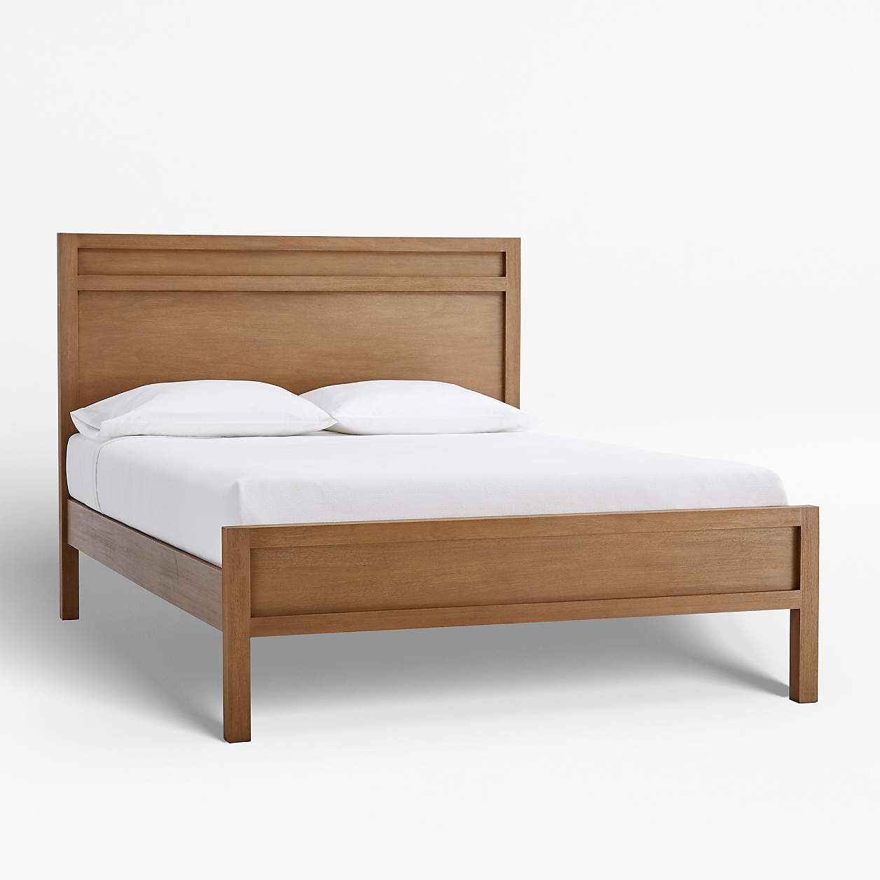 Keane Driftwood Solid Wood Queen Bed - Image 0
