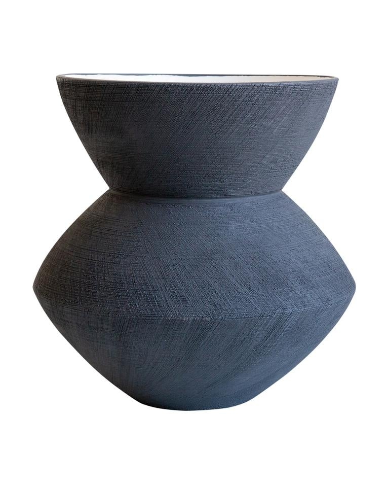 Scratch Vase, Charcoal - Image 0