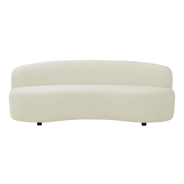 Cannellini Cream Velvet Sofa - Image 0