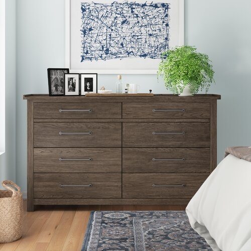 Brown Bartow 8 Drawer Double Dresser - Image 1