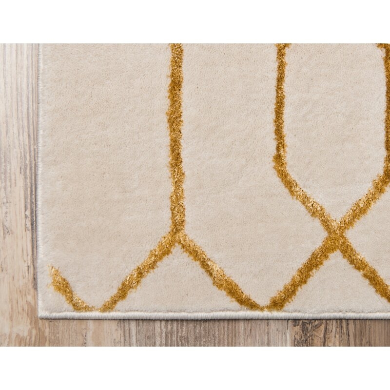 Glam Beige Area Rug - Image 2