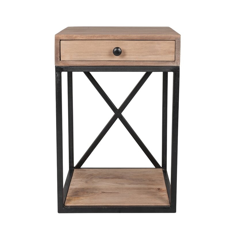 Christie Floor Shelf End Table with Storage - Image 4