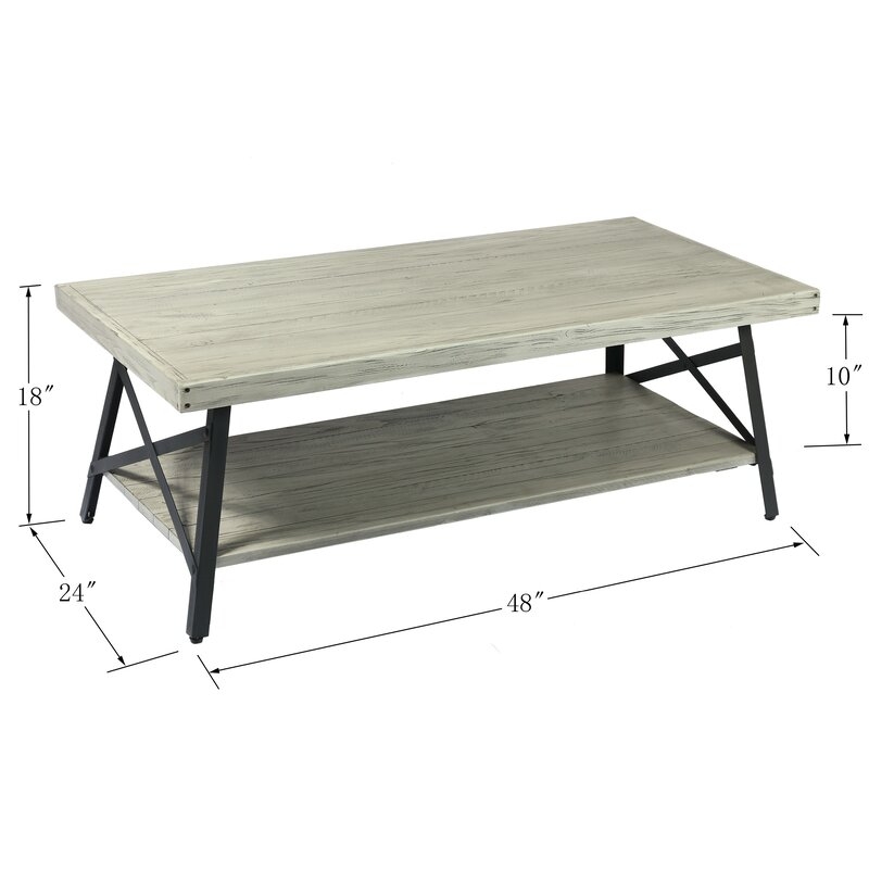 Kinsella Coffee Table with Storage - Image 3