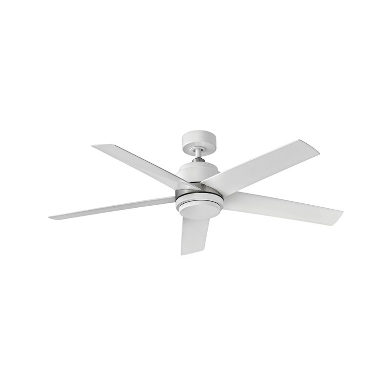 54'' Nante 5 - Blade Outdoor LED Standard Ceiling Fan with Wall Control and Light Kit Included  54'' Nante 5 - Blade Outdoor LED Standard Ceiling Fan with Wall Control and Light Kit Included  54'' Nante 5 - Blade Outdoor LED Standard Ceiling Fan with Wall - Image 0