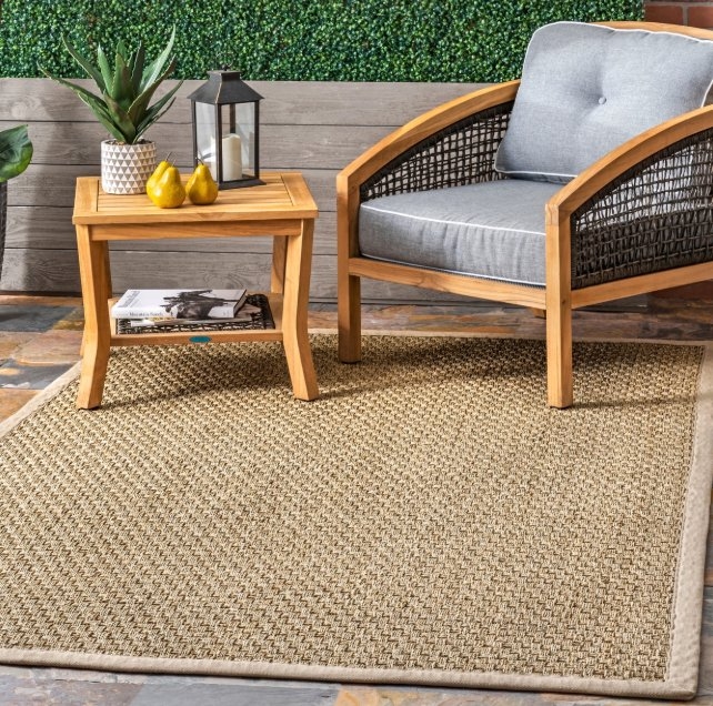 Hesse Checker Weave Seagrass Indoor/Outdoor - Image 2