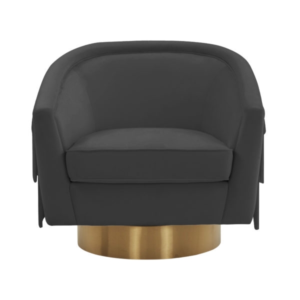 Flapper Black Swivel Chair - Image 1