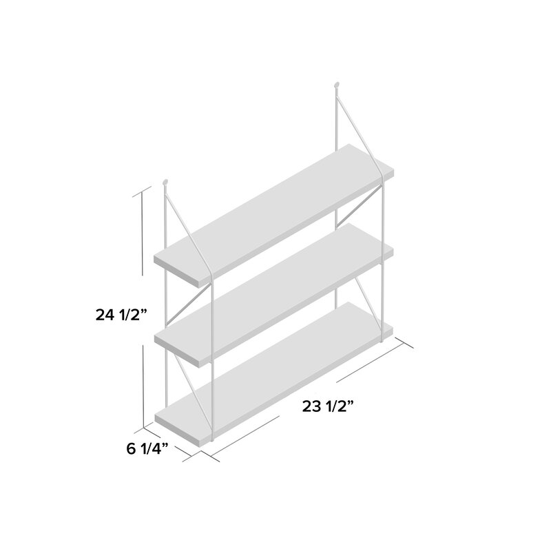 Molena 3-Tier Display Wall Accent Shelf - Image 2