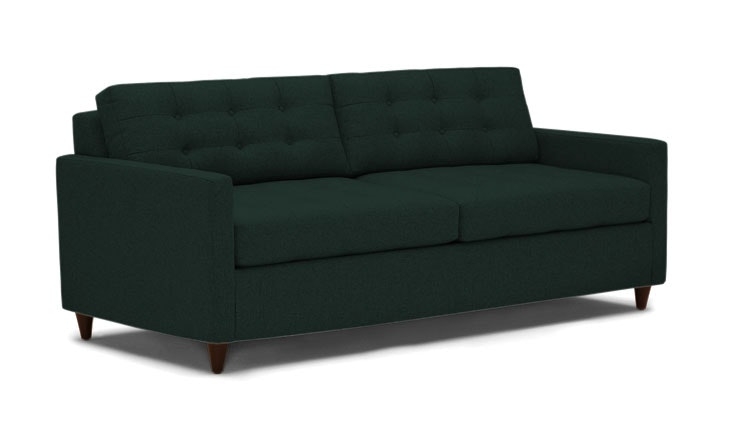 Eliot Sleeper Sofa- Royale Evergreen- Mocha Legs - Image 1