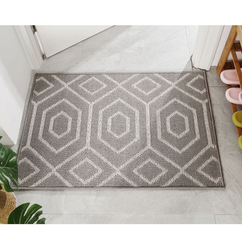 Low Profile Waterproof, Non-Slip Indoor Doormat, Machine Washable, Front Entry Door, Shoe, Quickly Wicks Moisture & Resists Dirt - Image 0
