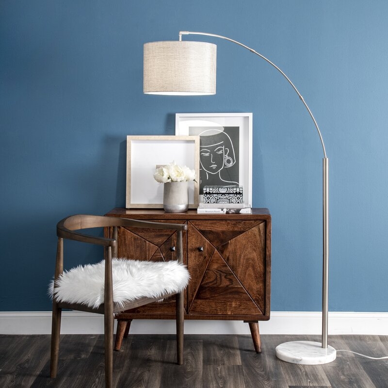 Clementas 69" Arched Floor Lamp - Image 1