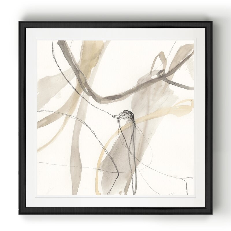 'Neutral Momentum III' - Painting Print on Canvas, 34" H x 34" W x 1.5" D - Image 0