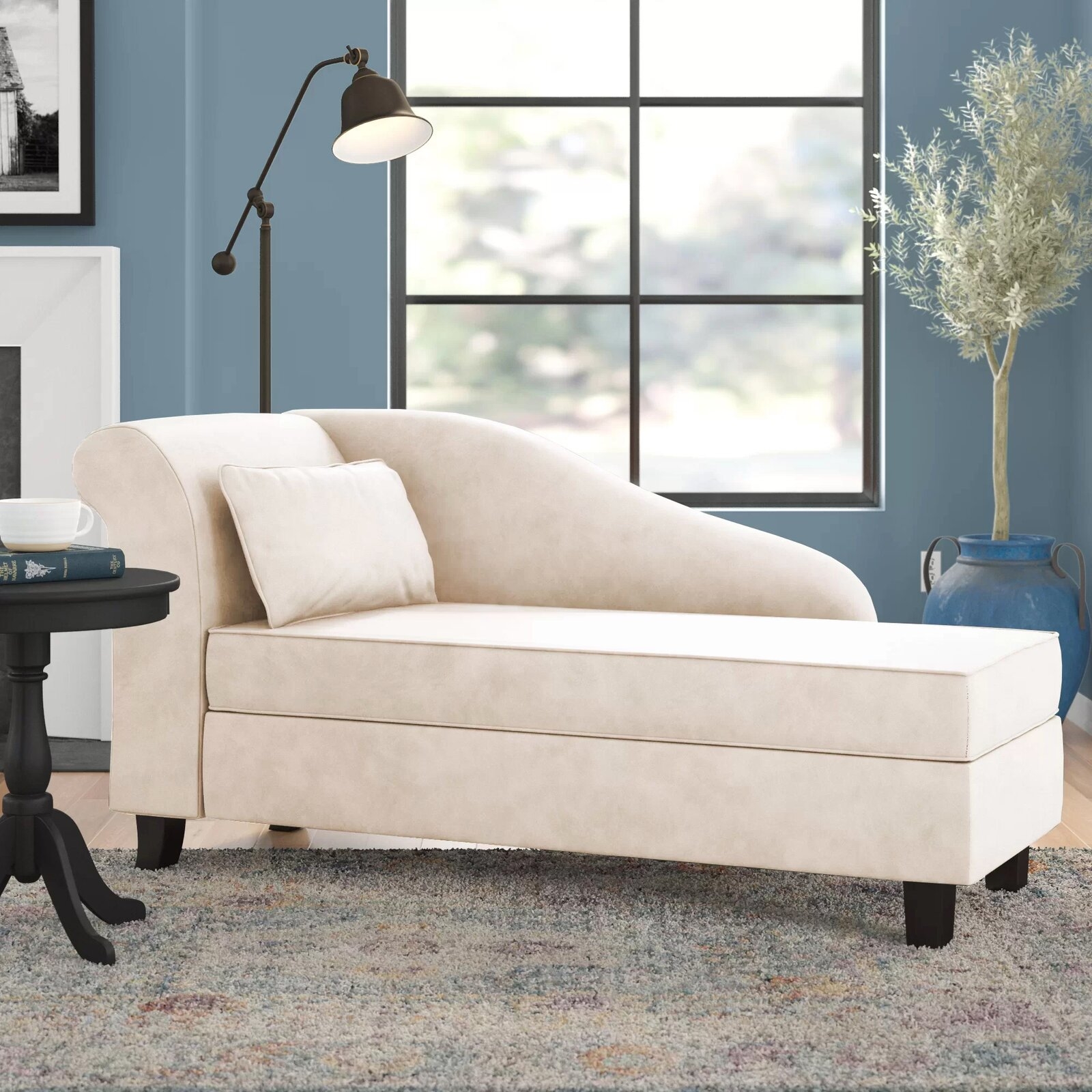 Schaefer Upholstered Chaise Lounge - Image 1