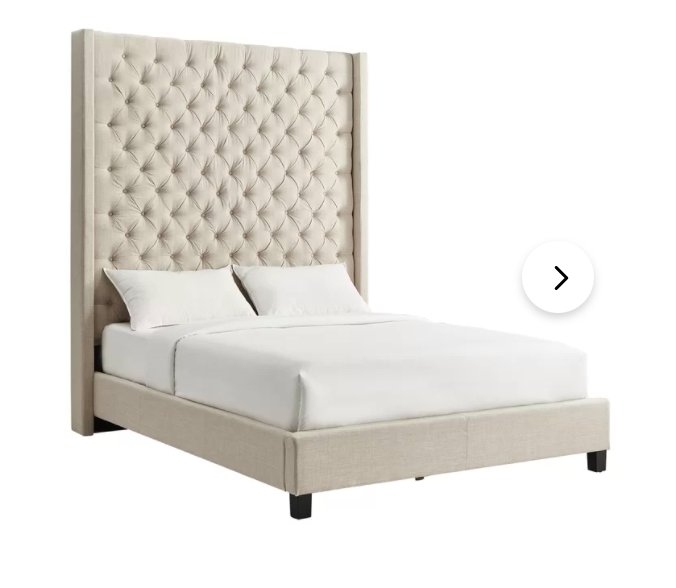 Monett Tufted Upholstered Low Profile Platform Bed - Image 0
