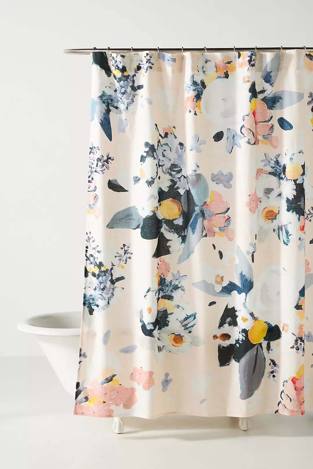 Botanica Shower Curtain By Anthropologie in Pink Size 72 X 72 - Image 0