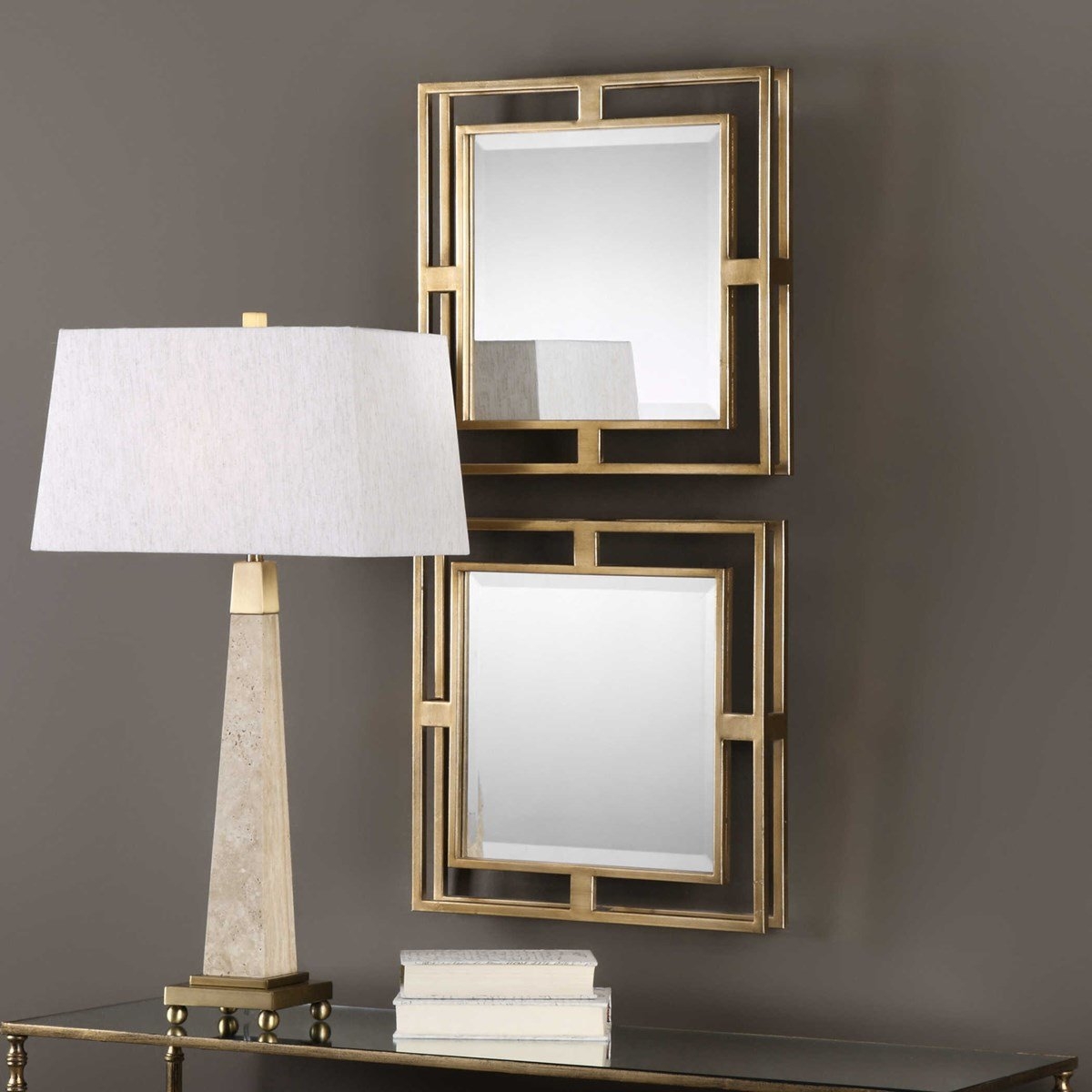 Allick Square Mirrors, Set of 2 - Image 2