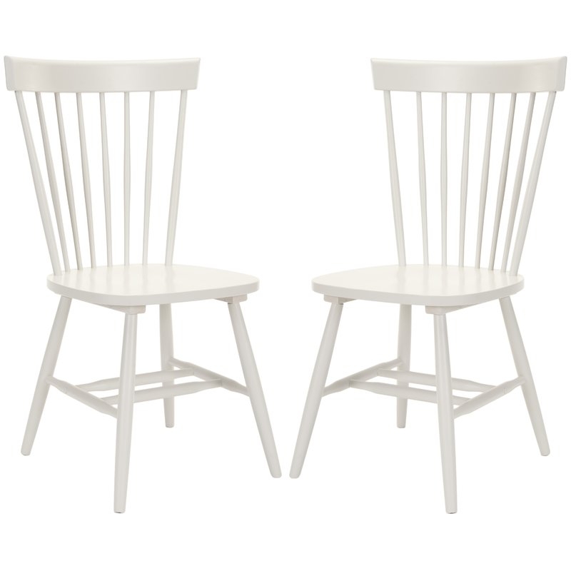 Valdosta Solid Wood Dining Chair off-white set of two - Image 0