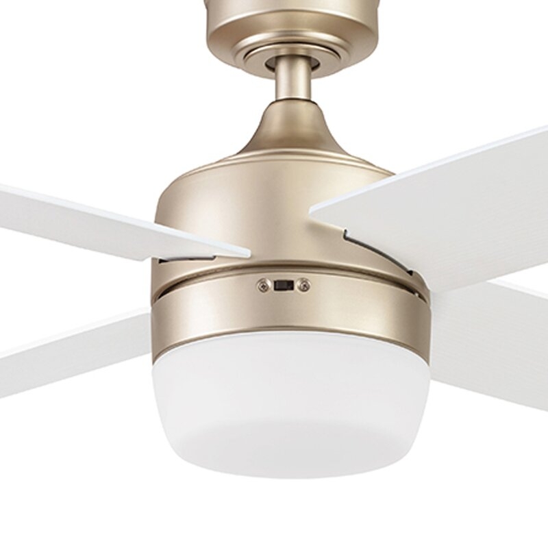 44'' Frittelli 4 - Blade LED Standard Ceiling Fan with Remote Control and Light Kit Included - Image 3