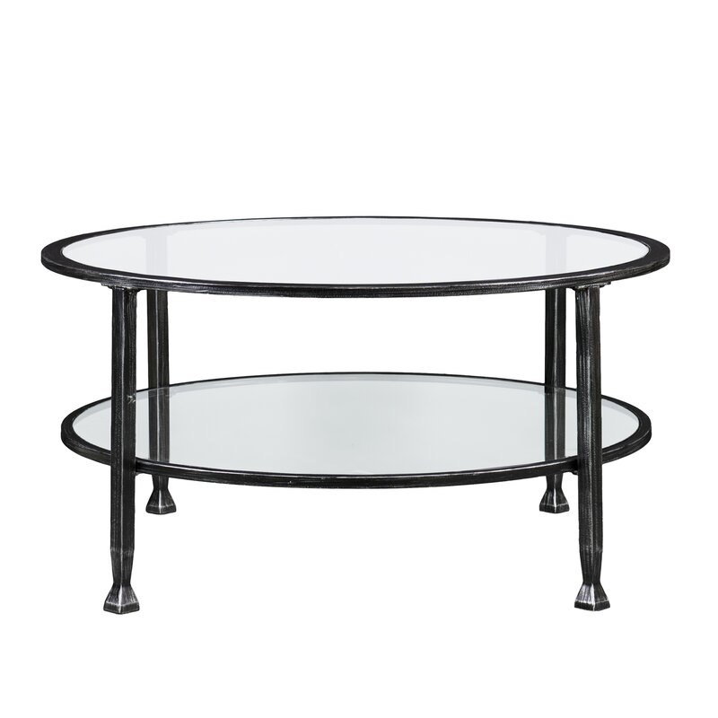 Jordyan 4 Legs Coffee Table with Storage - Image 0
