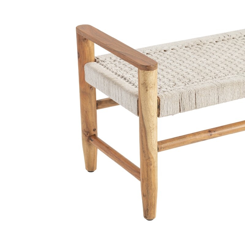 Ston Easton Solid Wood Bench - Image 2