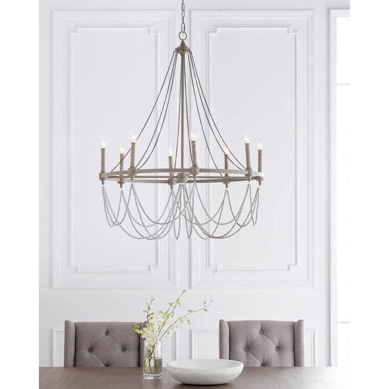 Ved 8 - Light Candle Style Empire Chandelier - Image 1