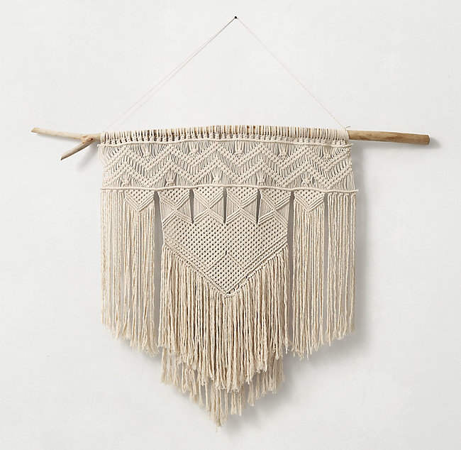 Hand-Knotted Macrame Large Wall Hanging - Image 0