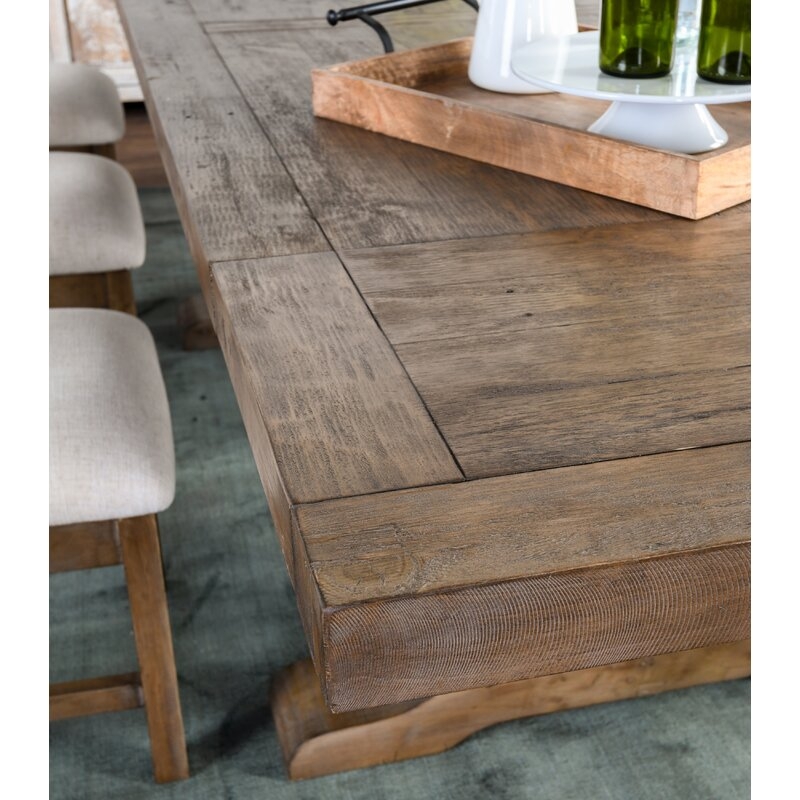 Kinston Extendable Pine Solid Wood Dining Table - Image 9