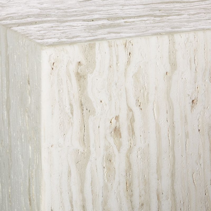 Carmelo Travertine Side Table - Image 3