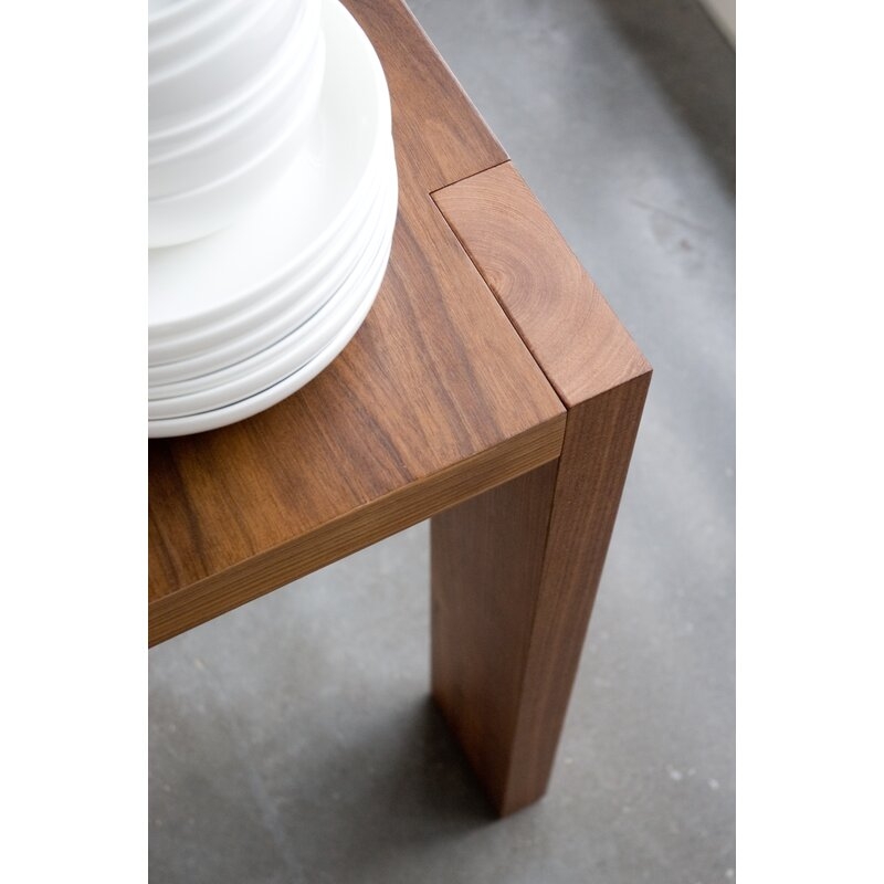 Gus* Modern Plank Dining Table Color: Walnut - Image 2