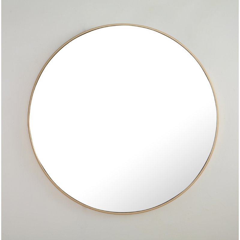 Needville Accent Mirror - Brass, 36" - Image 1