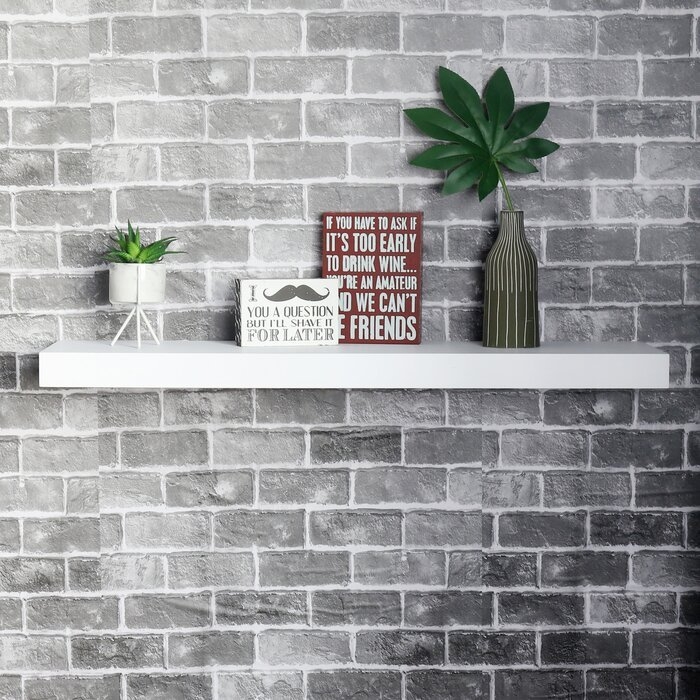 Bovina white floating shelf - Image 1