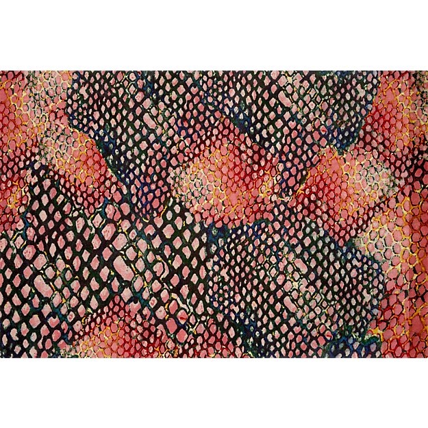 rainbow snake rug 8'x10' - Image 0