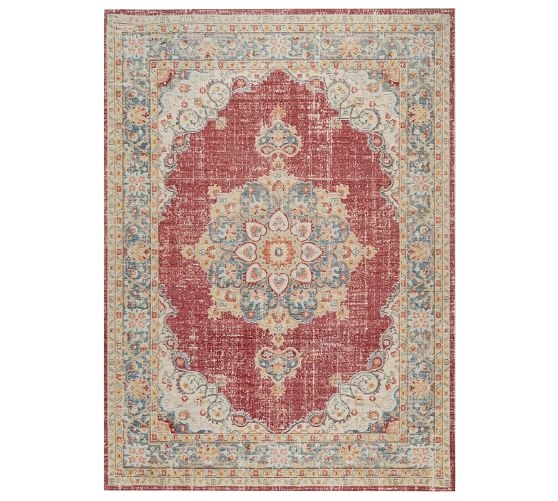 Anniyah Easy Care Synthetic Rug - Multi - Image 0