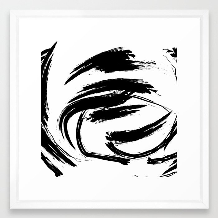 Foundry Abstract Brush Strokes 1  - Vector White - Image 0