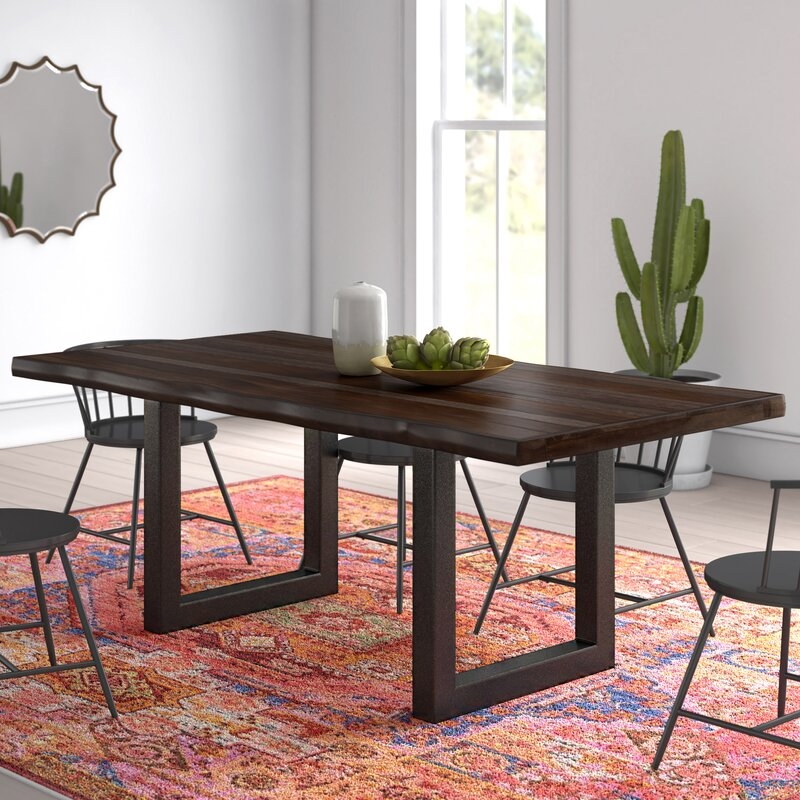 Lonan 80" Solid Wood DIning Table - Image 0