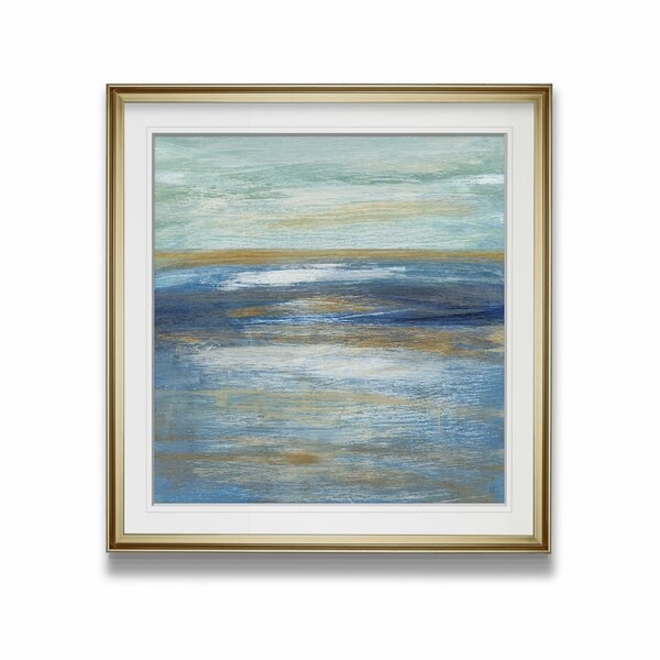 'Tuscan Shore I' Oil Painting Print on Wrapped Canvas - Image 0