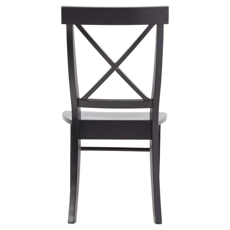 Sawyer Cross Back Solid Wood Dining Chair- set of 2 - Image 4