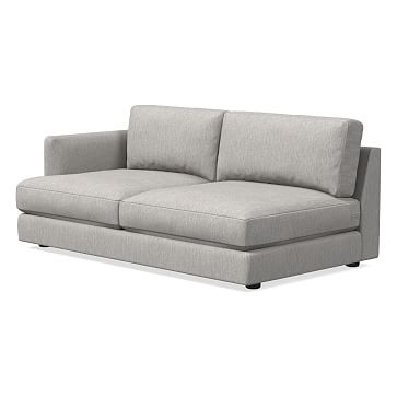 Haven Left Arm 2 Seater Sofa, Trillium, Performance Coastal Linen, Platinum - Image 0