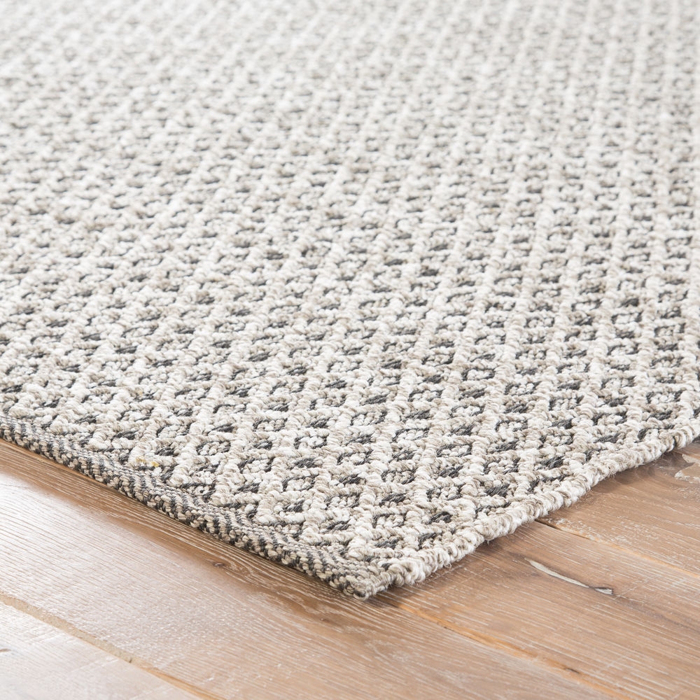 Kali Indoor/Outdoor Rug, Gray and White 10'x14' - Image 1