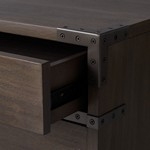 Nisha 3 Drawer Wood Nightstand - Image 2